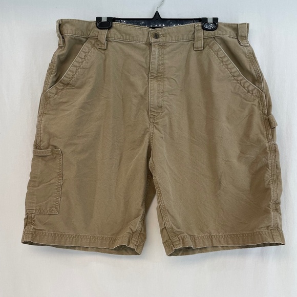 Carhartt Cargo Shorts Original Fit Workwear Carpenter Tan Khaki Men’s Size 40 - Picture 1 of 10
